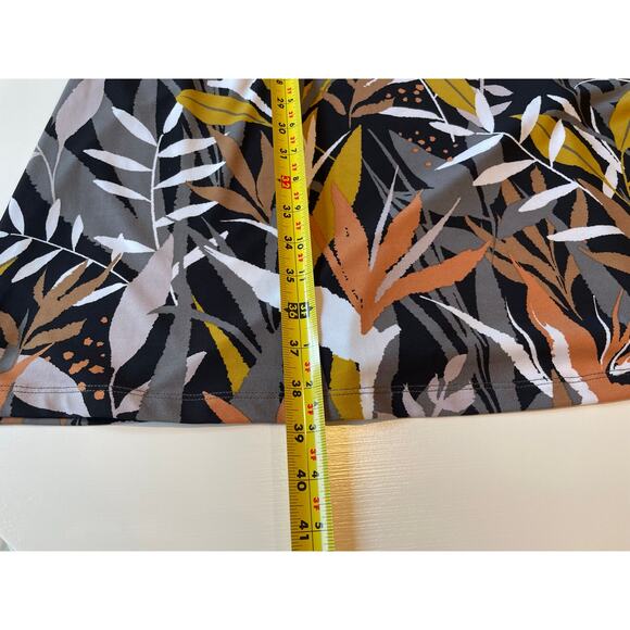 Bob Mackie Wearable Art Dress Tropical Floral Paradise Sz 1X Stretch Pullover - Picture 10 of 10